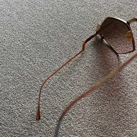 FENDI Designer Sunglasses FF0261/S Gold-Tone Metal Pink Stud Embellishments main image 15